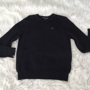 Michael Kors Women’s Navy 100% Cotton Crewneck Sweater